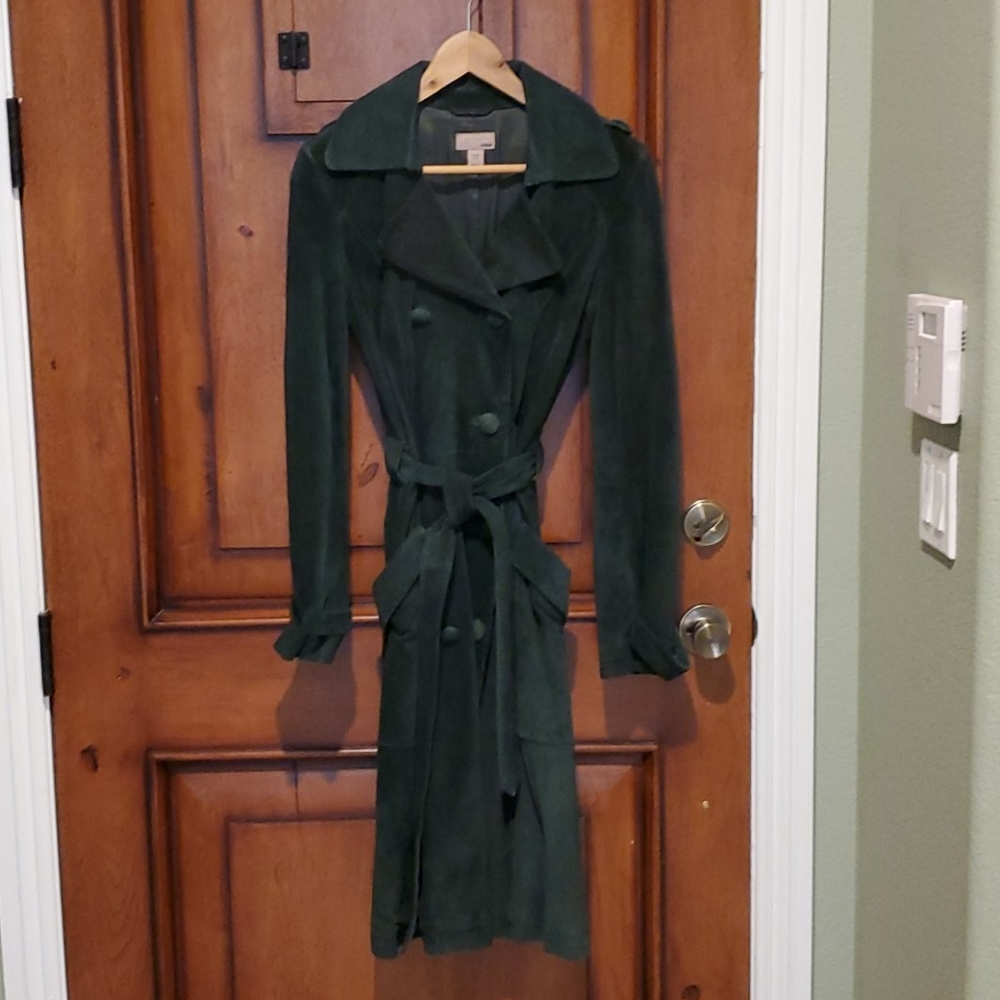 Green Suede Coat